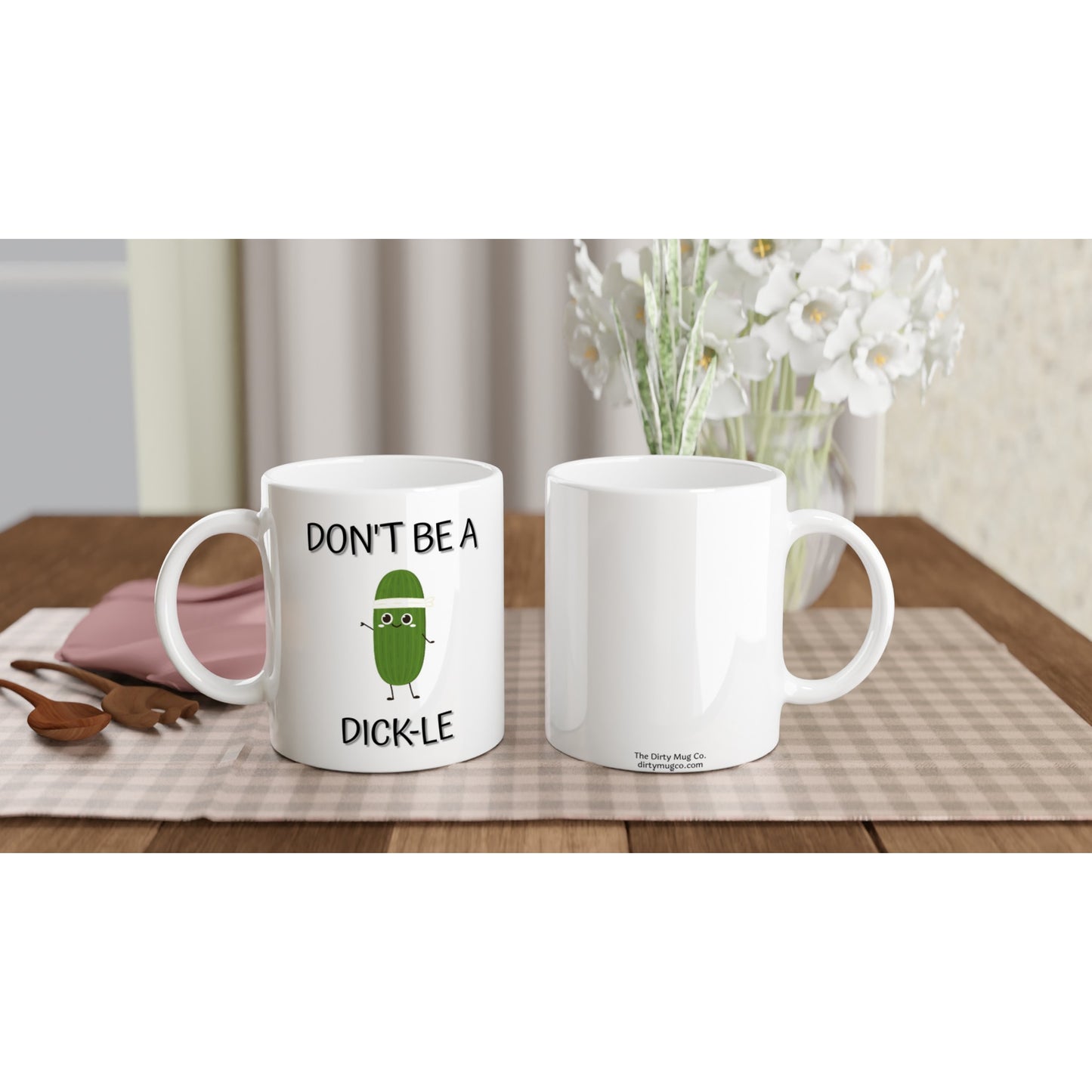Don't Be a D**k-le - White