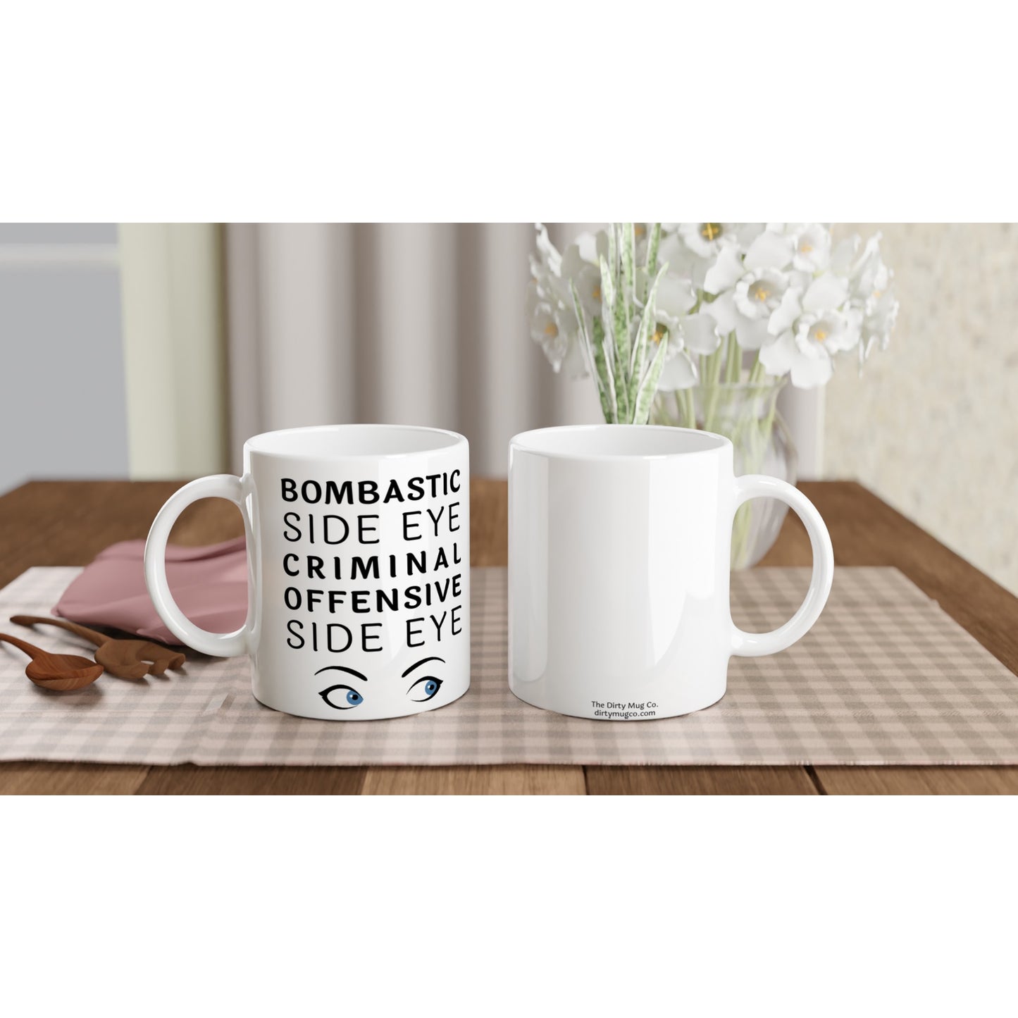 Bombastic Side Eye - White